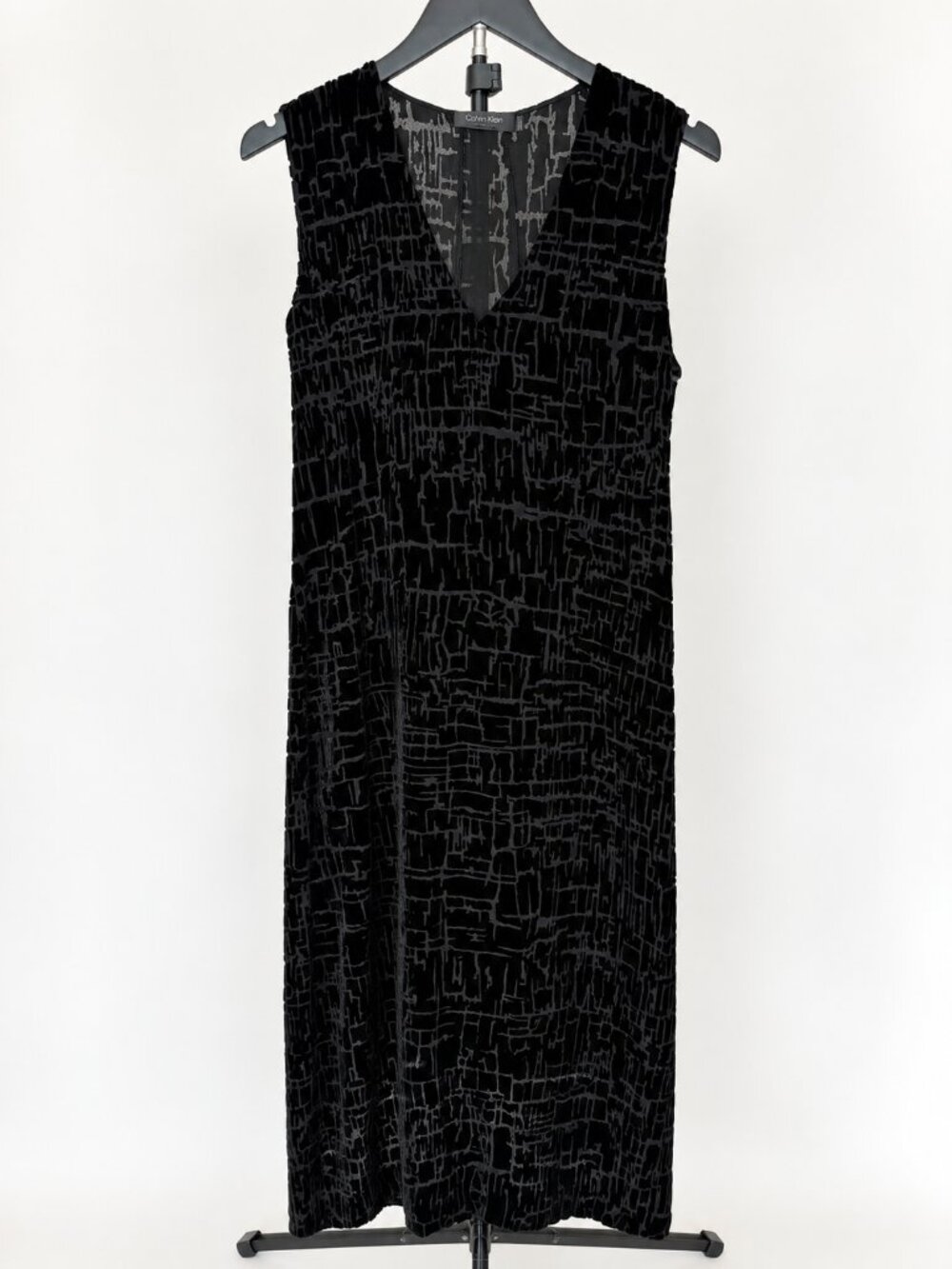 Calvin Klein Black Velvet Dress